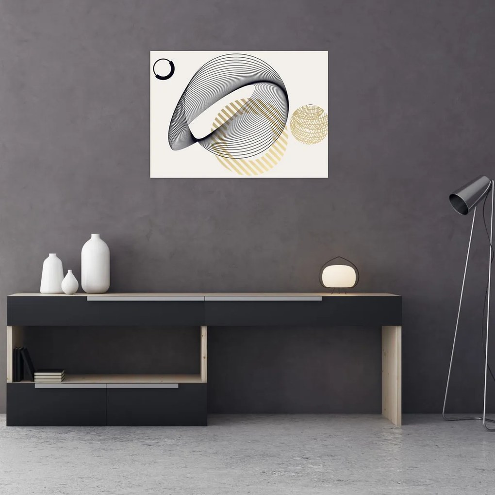 Obraz - Geometrické tvary N⁰3 (70x50 cm)