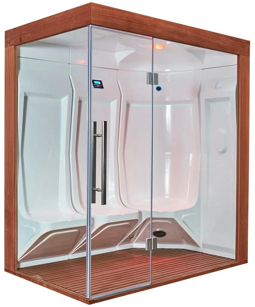 M-SPA - Parná sauna pravá pre 3 osoby 118 x 195 x 210 cm