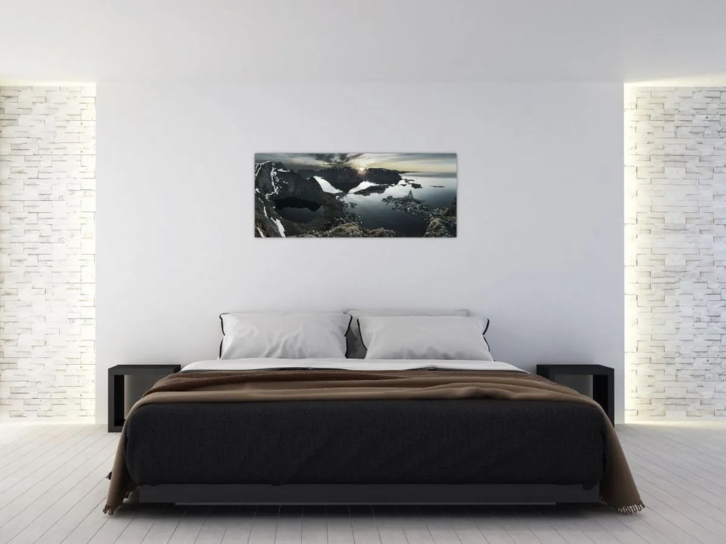 Obraz - Nórske pohorie (120x50 cm)
