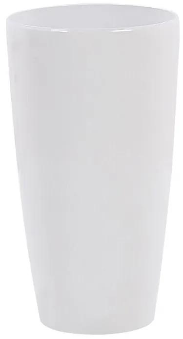 Kvetináč ⌀ 32 cm biela TSERIA Beliani