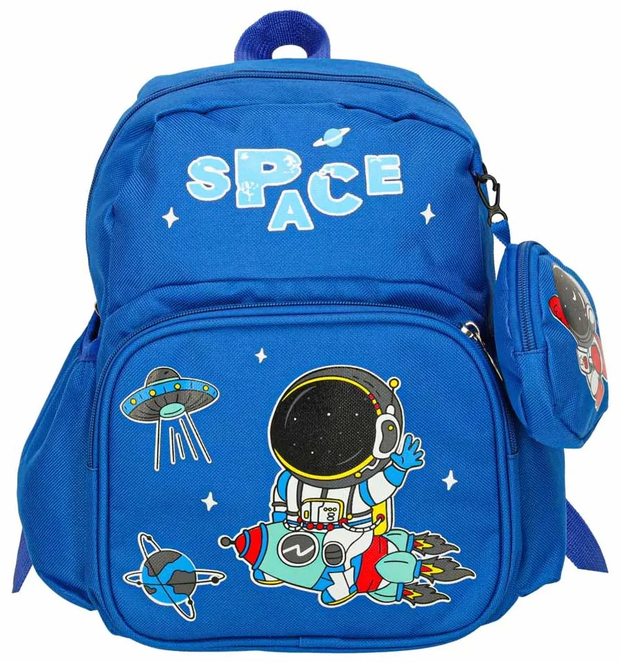 KIK Detský batoh astronaut, modrý
