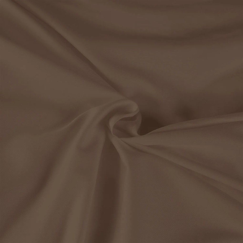 SATÉNOVÉ OBLIEČKY SATINLOVE CLASSIC 180X200 CM, 2KS 70X80 CM TMAVOBÉŽOVÉ