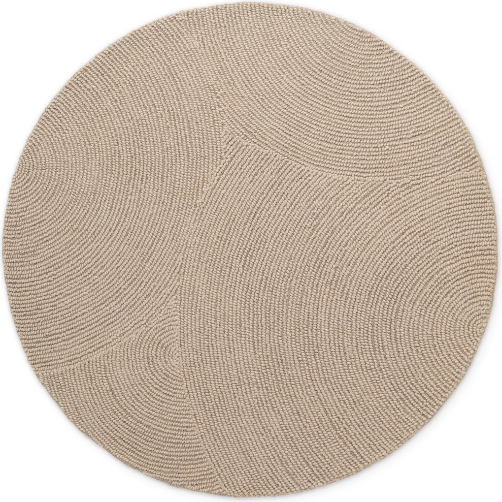 Hanse Home, Kusový koberec Eleni 106221 Hellbeige kruh, 200x200 (priemer) kruh, béžová, obývacia izba