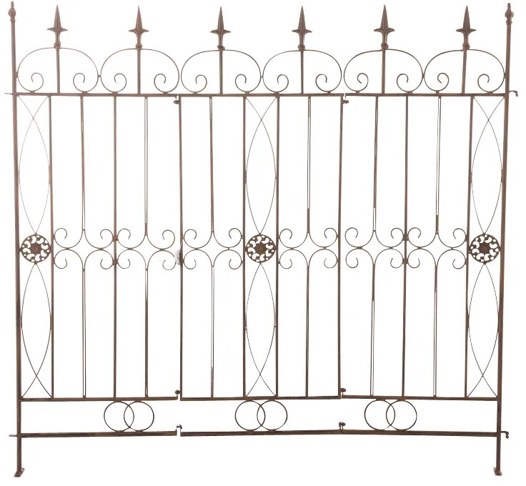 Mriežka na popínavé rastliny Mangold - 115 x 125 cm - Hnedá antik