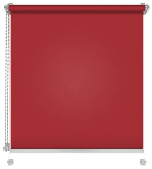 Gario Roleta Mini Standard Štruktúrovaná Červená Šírka: 135 cm, Výška: 220 cm
