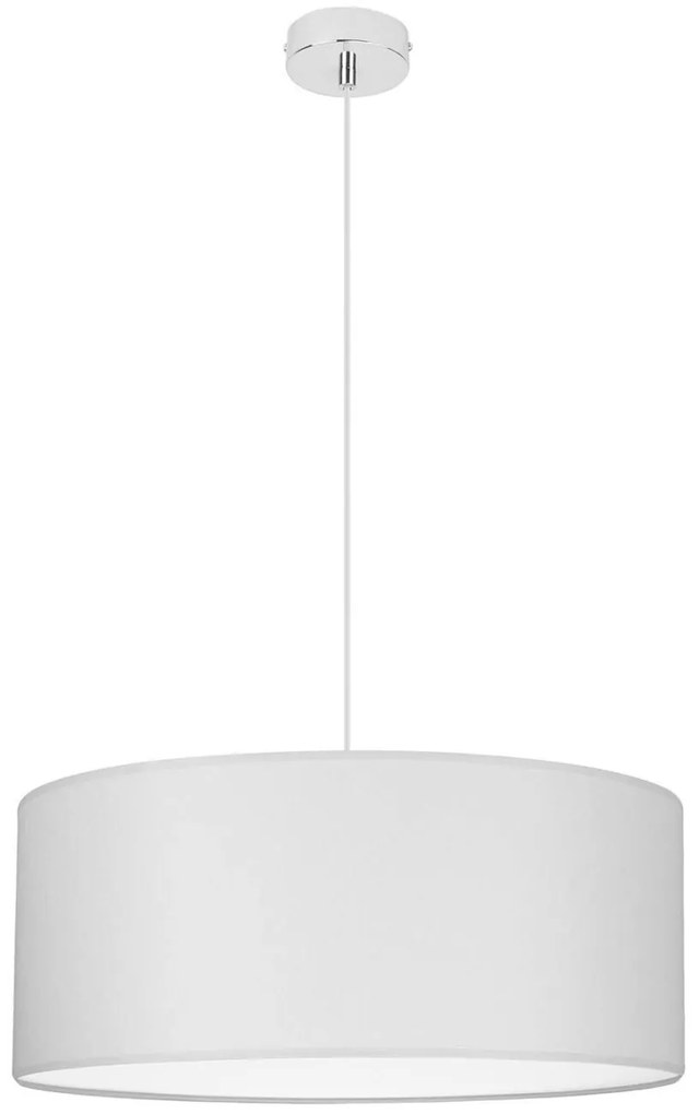 Závesné svietidlo SHADE, 1x textilné tienidlo (výber zo 4 farieb), (výber z 3 farieb konštrukcie), (fi 50cm), W