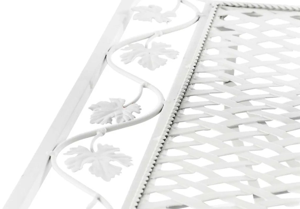 Kovový stôl GS19599 - Biela