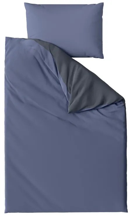 Bavlnené obliečky MONOCHROMATIC sivo-modré Rozmer obliečky: 70 x 90 cm | 140 x 200 cm