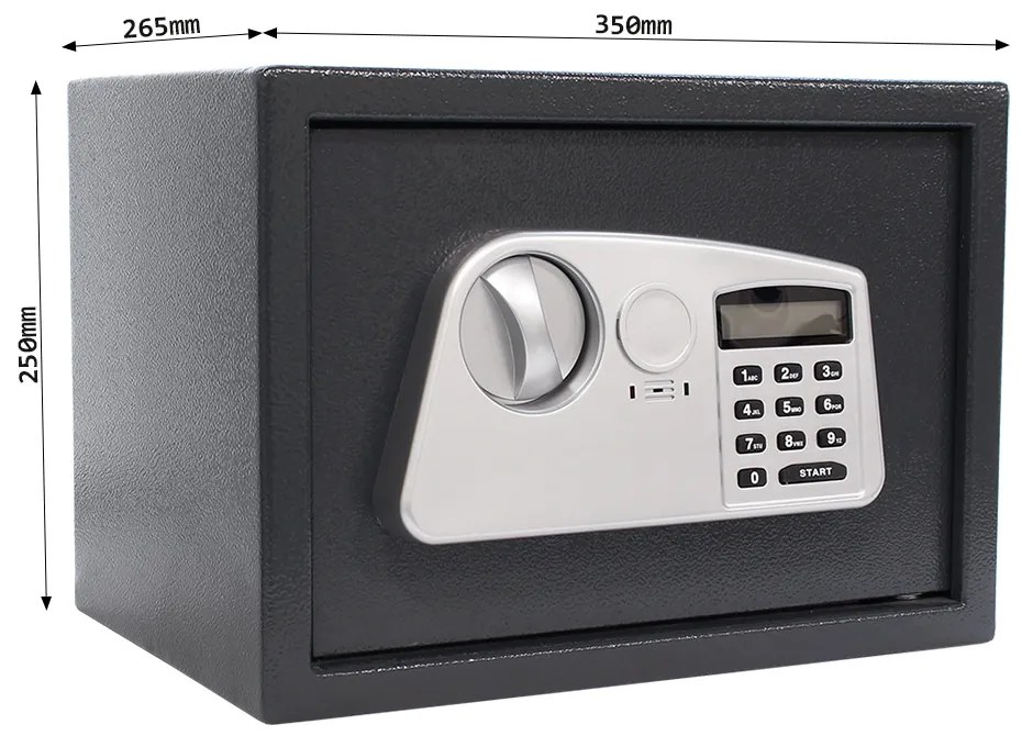 Rottner Trendy 1 nábytkový elektronický sejf antracit