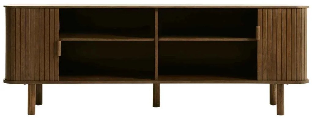 Dizajnový TV stolík Parveen 160 cm dymový dub
