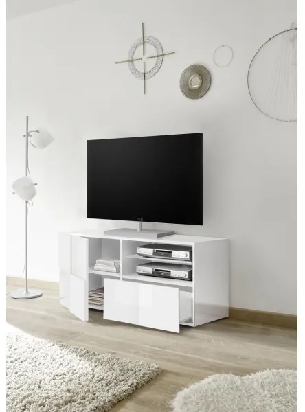Televízny stolík SERIAN biely