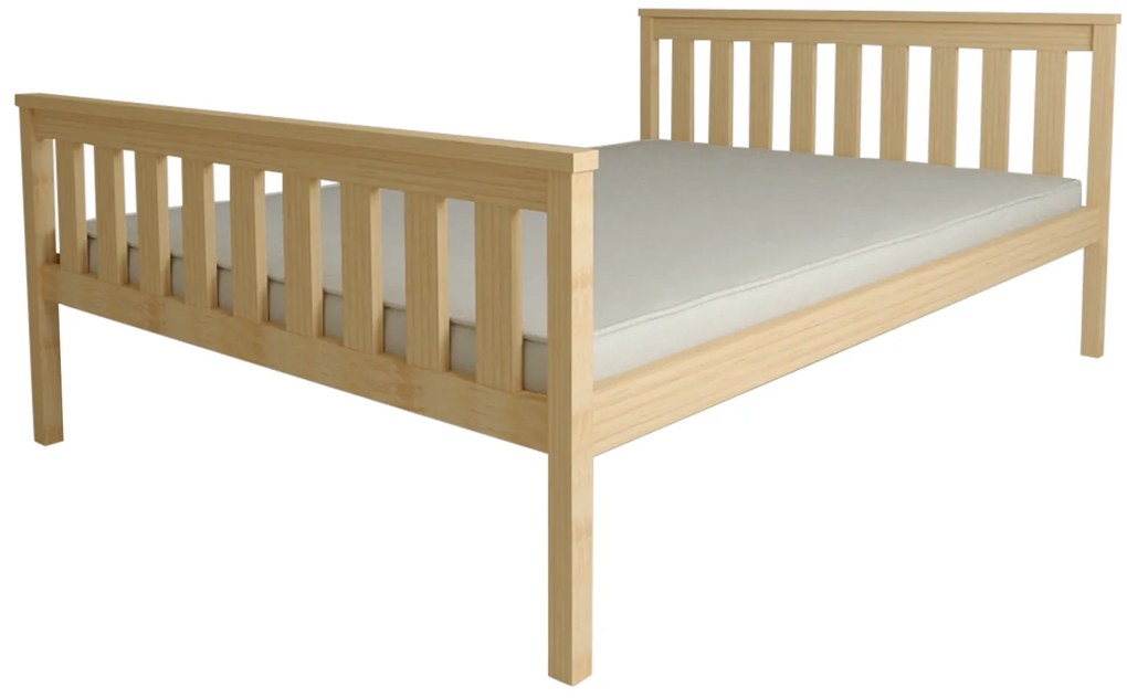 Posteľ KALEA 90 x 200 cm, borovica Rošt: S latkovým roštom, Matrac: Matrac COCO MAXI 20 cm