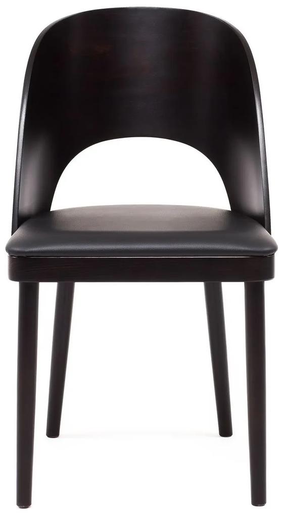 FAMEG Avola - A-1411 - jedálenská stolička Farba dreva: buk štandard, Čalúnenie: koža L1