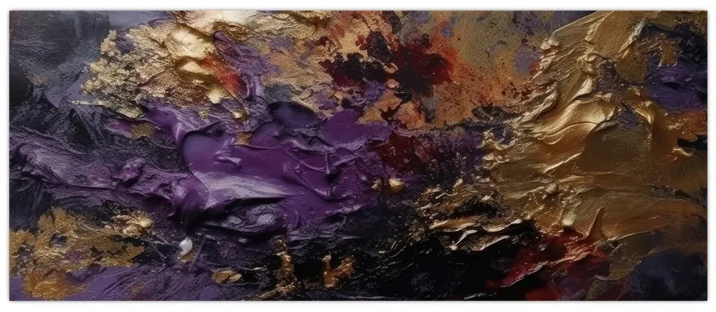 Obraz - Textúrovaná abstrakcia (120x50 cm)