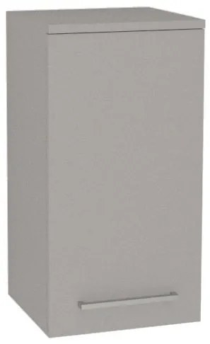 Mereo Bino kúpeľňová skrinka horná 63 cm, pravá, Multidecor, Arktická sivá, MER-CN696ARS1