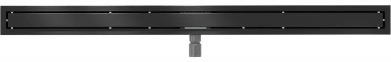 Mexen Flat nerezový sprchový žľab 120 cm vzor M13, 2v1, čierna, 1710120