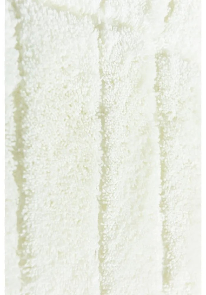 Krémová kúpeľňová predložka 60x100 cm Jungle Leaf – Foutastic