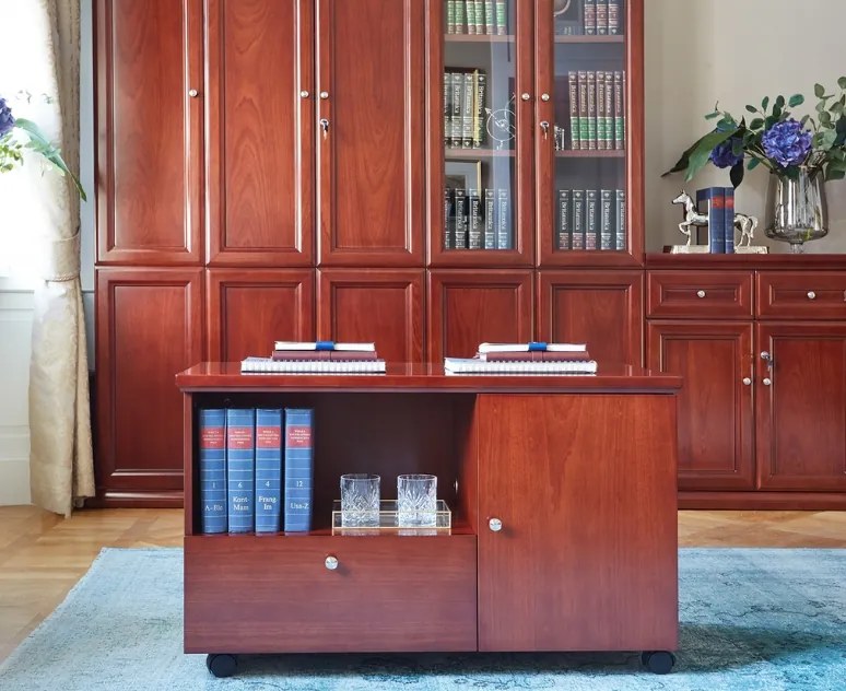 Komoda k písaciemu stolu na kolesách ADVISOR 100 cm