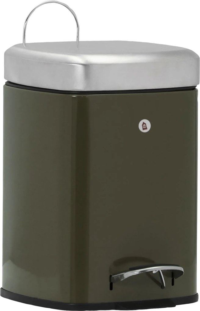 House Doctor Kovový odpadkový kôš Sort Deep Green 6 l