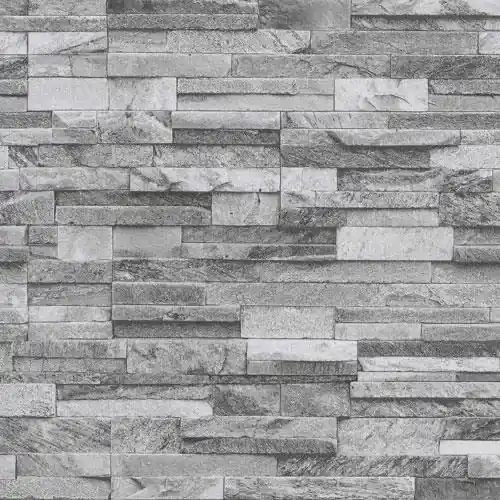 Vliesové tapety na stenu Origin 42106-40, kameň pieskovec sivý, rozmer  10,05 m x 0,53 m, P+S International | BIANO