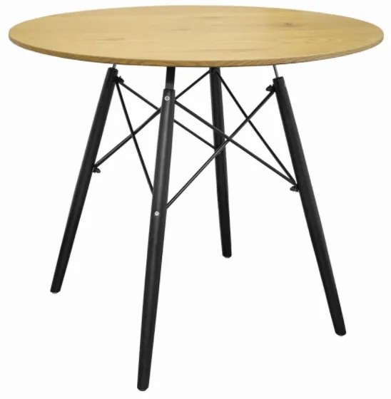 TRENDIE Jedálenský stôl EDDIE 100 cm dub