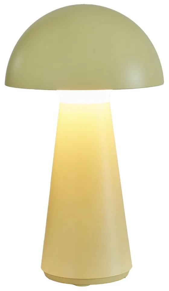 Žltá LED stolová lampa na diaľkové ovládanie (výška 28 cm) Sam – Sirius