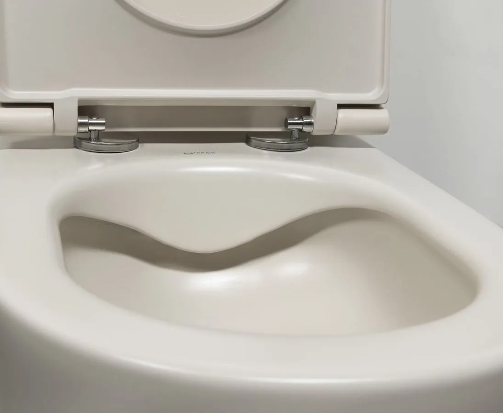 Isvea Isvea, INFINITY závesná WC misa, Rimless, 36,5x53cm, Ivory, 10NF02004-2K