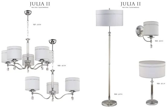 Jupiter 1529 - JU L H - Stolná lampa JULIA II E27/60W