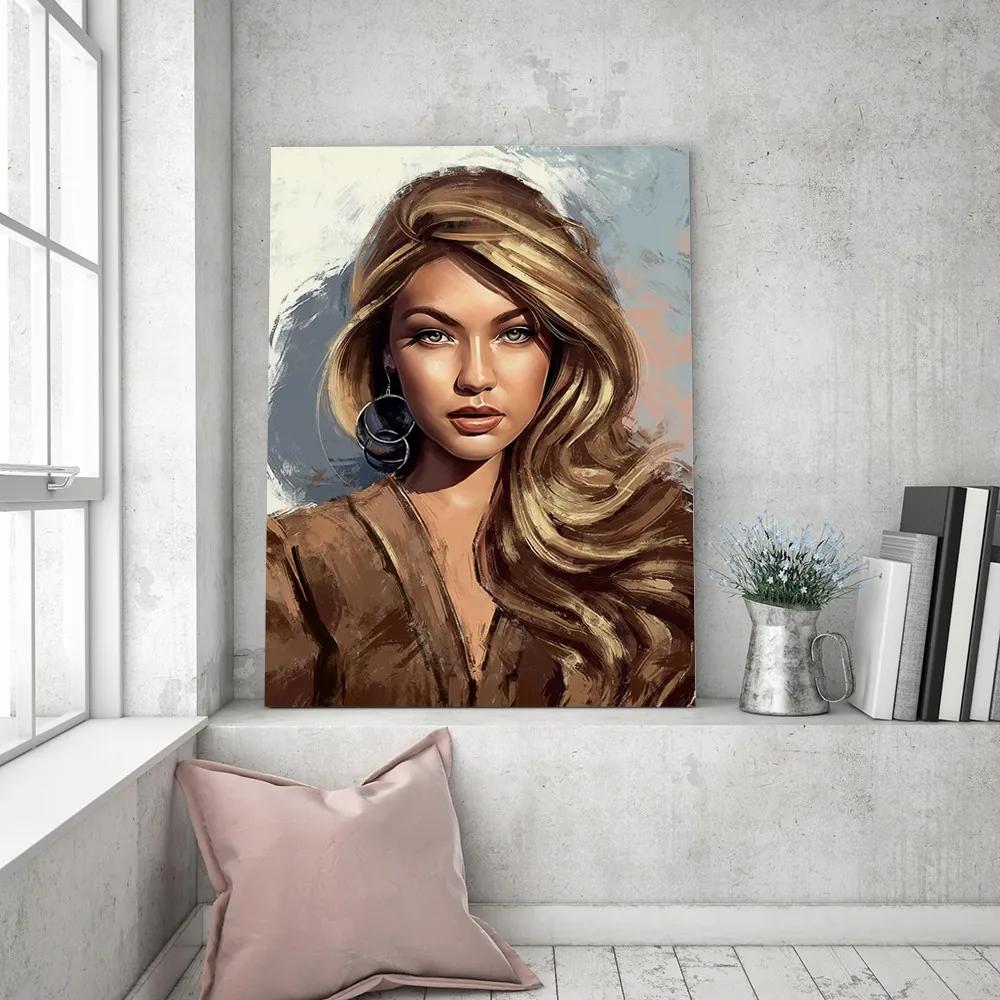 Gario Obraz na plátne Portrét Jelena Noura "Gigi" - Dmitry Belov Rozmery: 40 x 60 cm