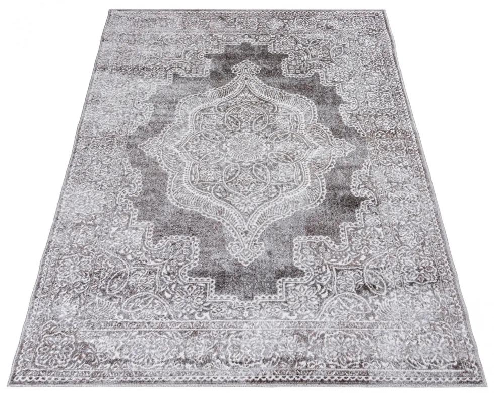 Kusový koberec Turmalín sivý 80x150cm