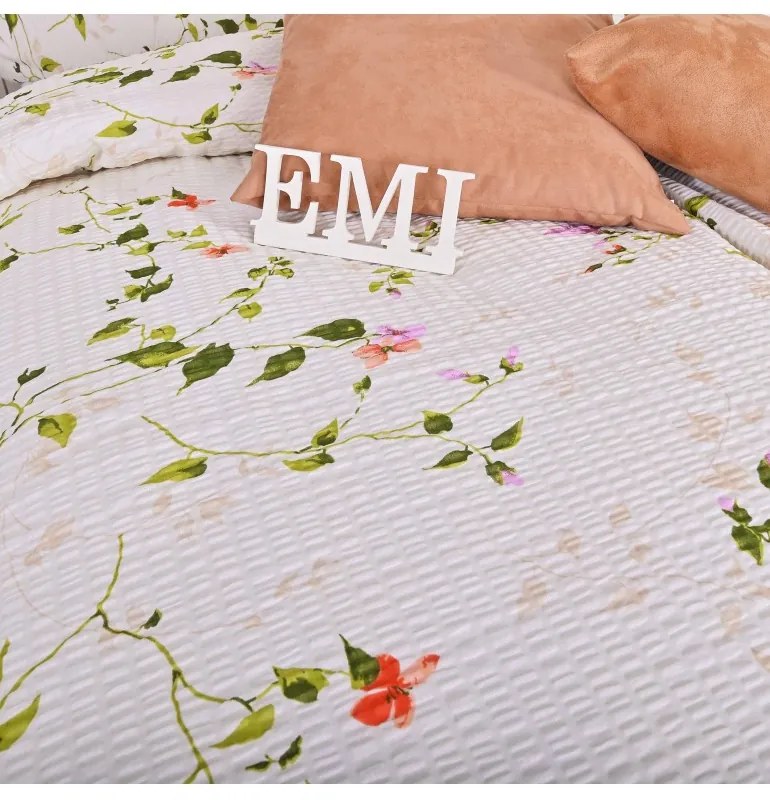 Obliečky krepové Ester EMI, Štandardný set jednolôžko obsahuje 1x 140x200 + 1x 70x90
