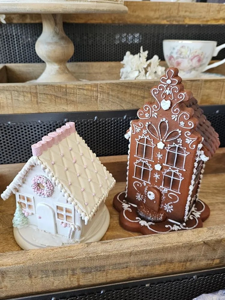 Vianočná perníková chalúpka Gingerbread House - 13*13*20 cm