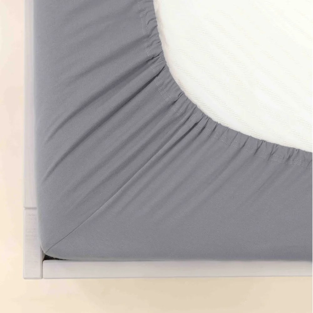 Polášek Jersey plachta s elastanom - Svetlozelená | 90 x 200 cm