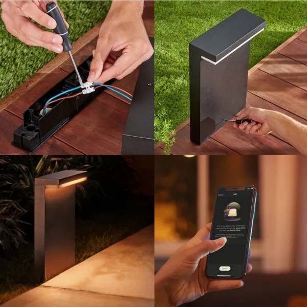 Philips 17455/30/P7 - LED RGB Vonkajšia lampa Hue NYRO LED/13,5W/230V IP44