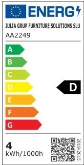 Teplá LED žiarovka E27, 4 W - Kave Home