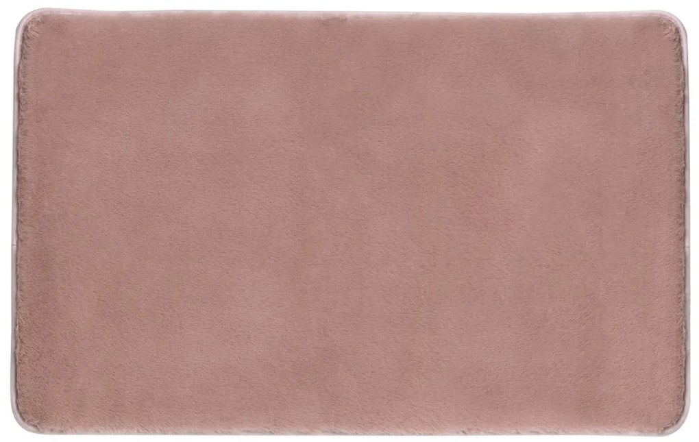 Gedy Gedy, FUZZY kúpeľňová predložka, 50x80cm, 100% polyester, protišmyk, ružová, 96FY508010