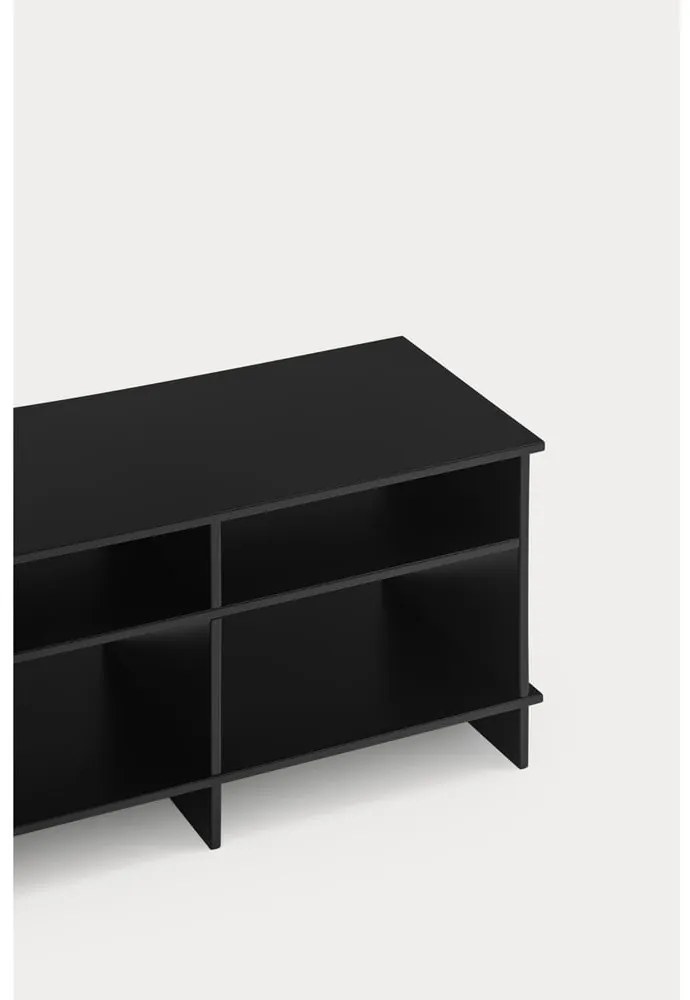 Čierny TV stolík 180x50x40 cm Inari – Teulat