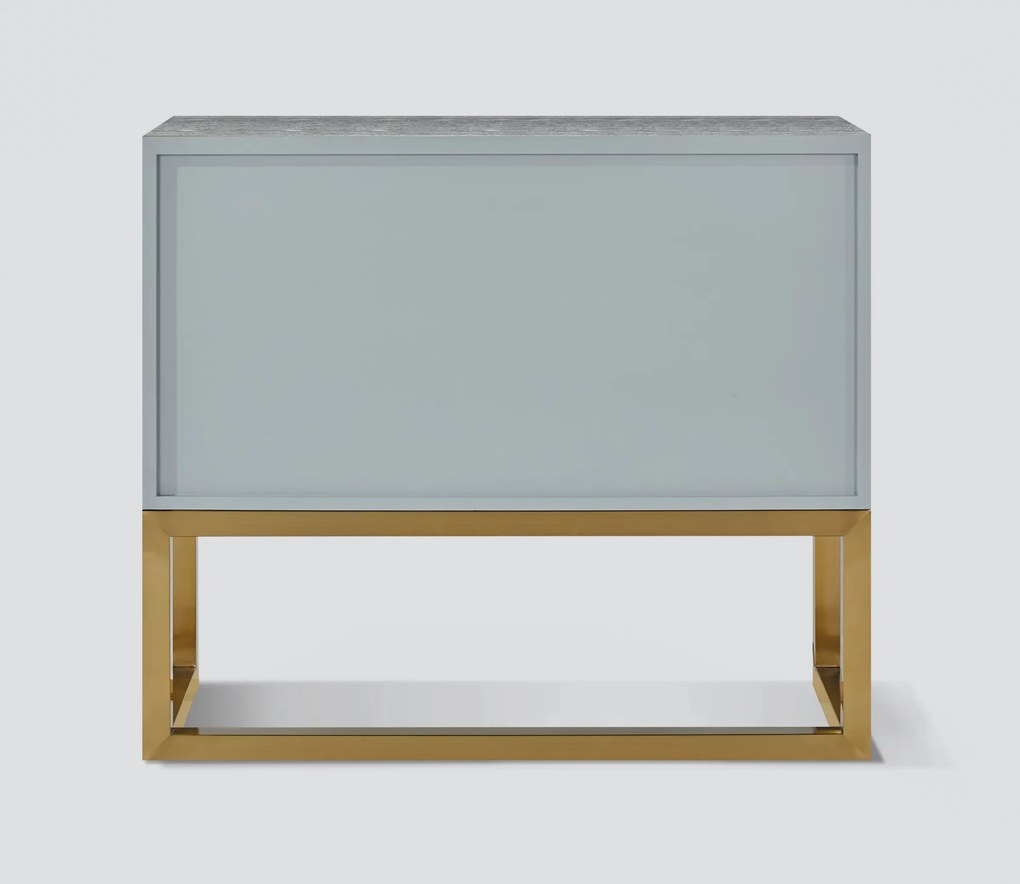 Komoda Stilig ST363 100 cm šampanská/zlatá