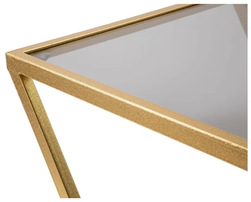 Odkladacie stolíky v súprave 2 ks so sklenenou doskou 40x40 cm Zet – Mauro Ferretti