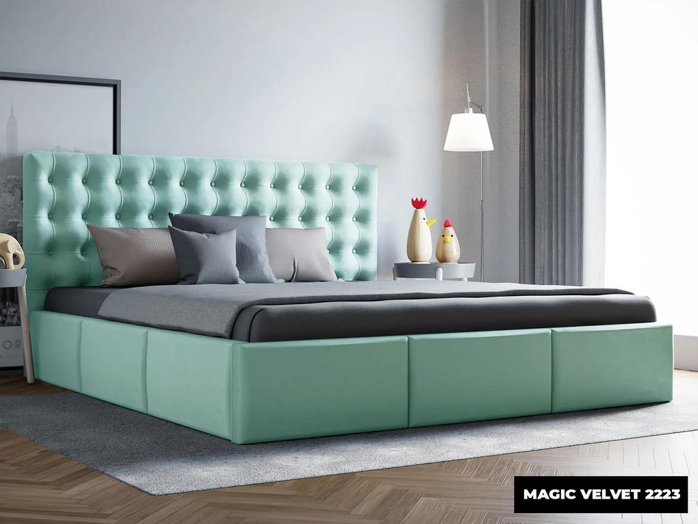 PROXIMA.store - Moderná čalúnená posteľ AURORA ROZMER: 140 x 200 cm