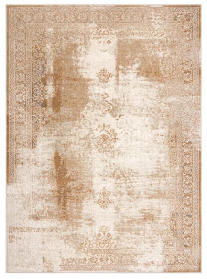 Vlnený kusový koberec Akram béžový 160x230cm