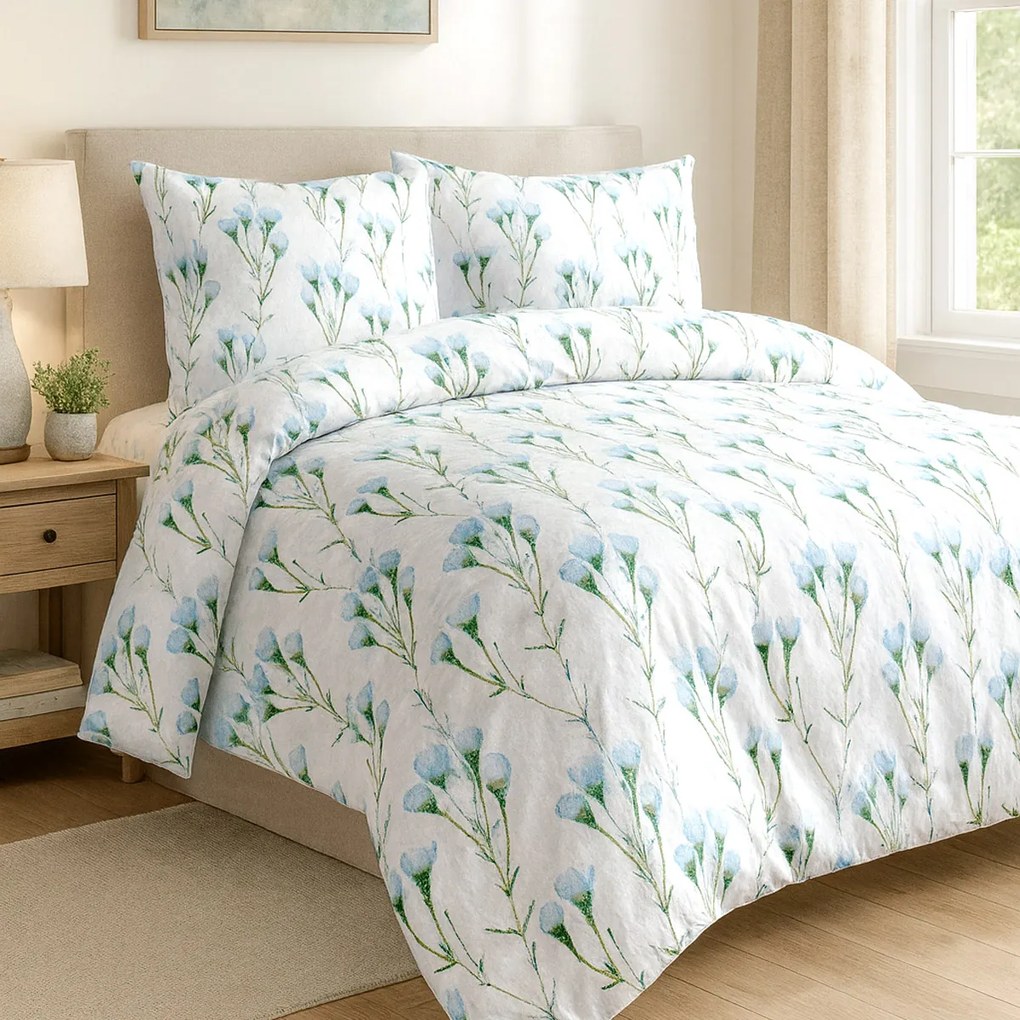 BAVLNENÉ OBLIEČKY COTTONLOVE 71463/1 160X200 CM, 2KS 70X80 CM VZOROVANÉ