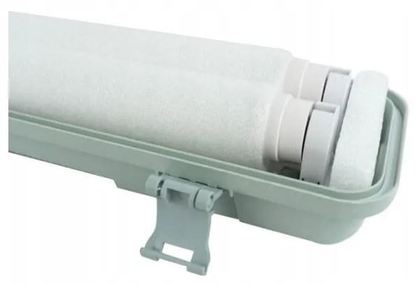 ECOLIGHT Hermetické svietidlo 60cm + 2x LED trubica studená biela - SET