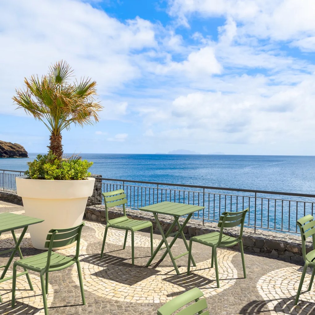 HELEN FOLDING 60 sklopný záhradný stôl olive green