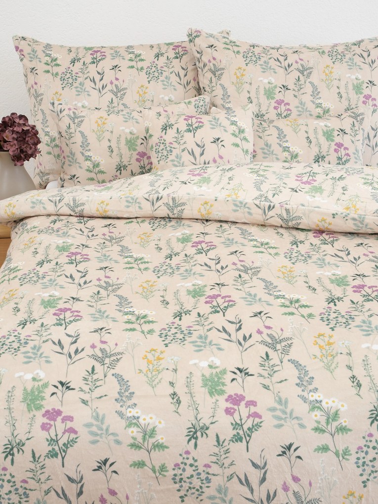 Francúzske obliečky mikroplyš Digital – Bianca béžové