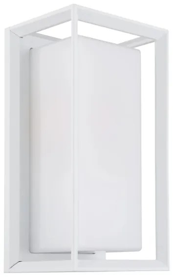 Globo 31982W - Vonkajšie nástenné svietidlo LOGANA 1xE27/60W/230V IP44 biela