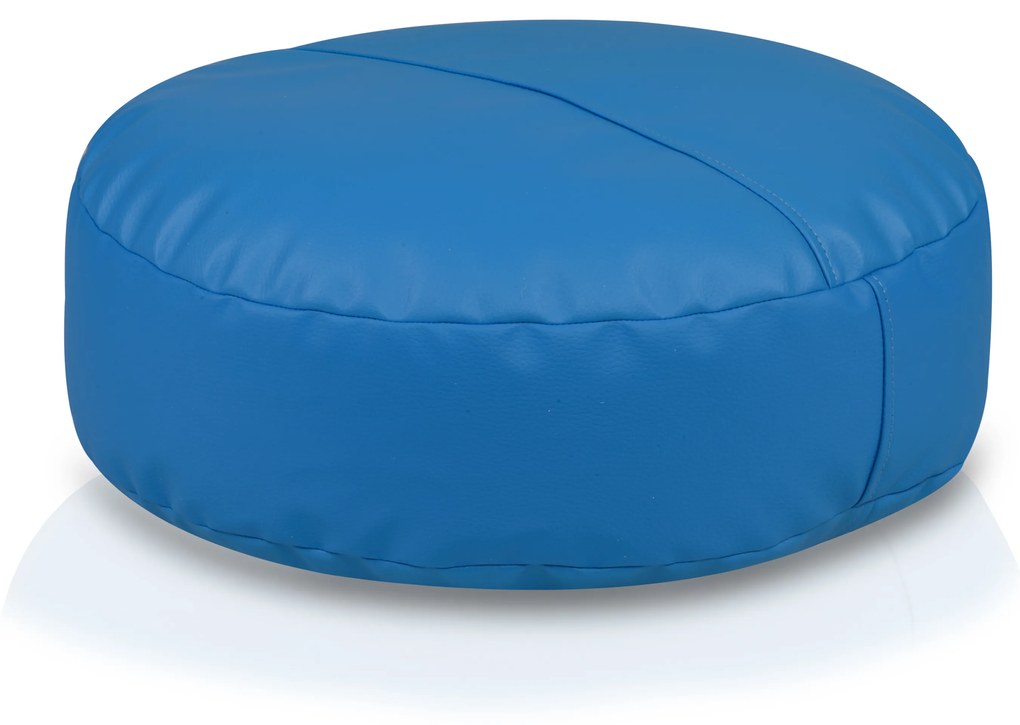 INTERMEDIC SK - Sedací vak 47x15 cm z ekokože | podnožka, podsedák, doplnkové sedenie Farba: E04 - Oranžová pomaranč (ekokoža)