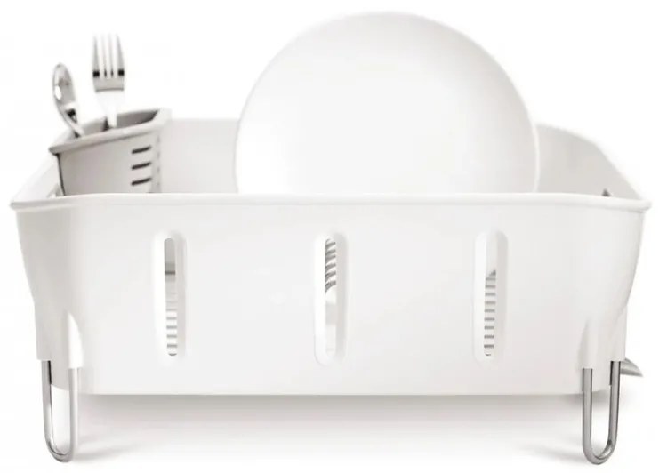 Simplehuman Odkvapkávač na riad Simplehuman - Compact, biely plast