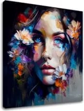 Dizajnová dekorácia na plátne Nebo v očiach