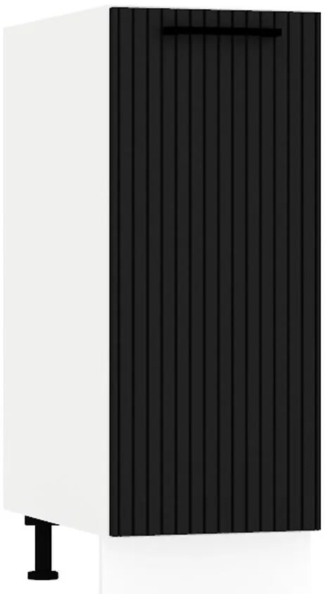 Skrinka do kuchyne  Kate d30 pl čierny hrášok